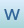 Ｗ